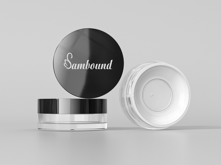 高透明帶濾網散粉分裝盒注塑件