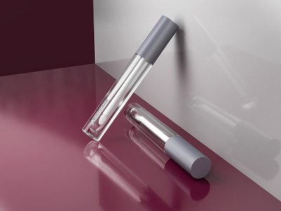 定制透明圓形空唇彩管